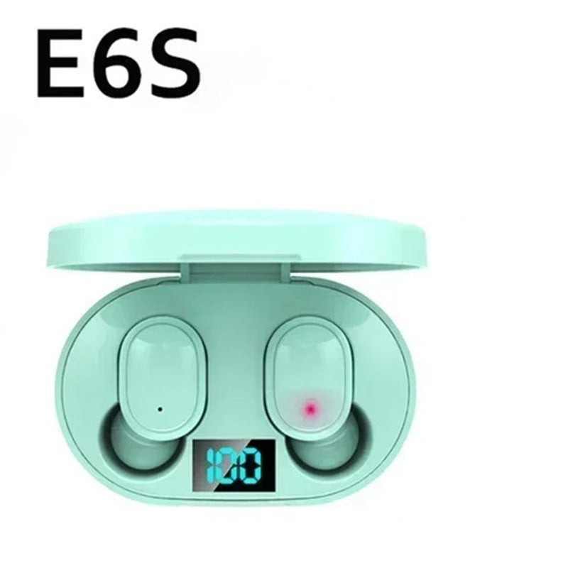 Tws e6s fone bluetooth fones de ouvido sem fio bluetooth com cancelamento ruído