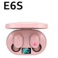 Tws e6s fone bluetooth fones de ouvido sem fio bluetooth com cancelamento ruído