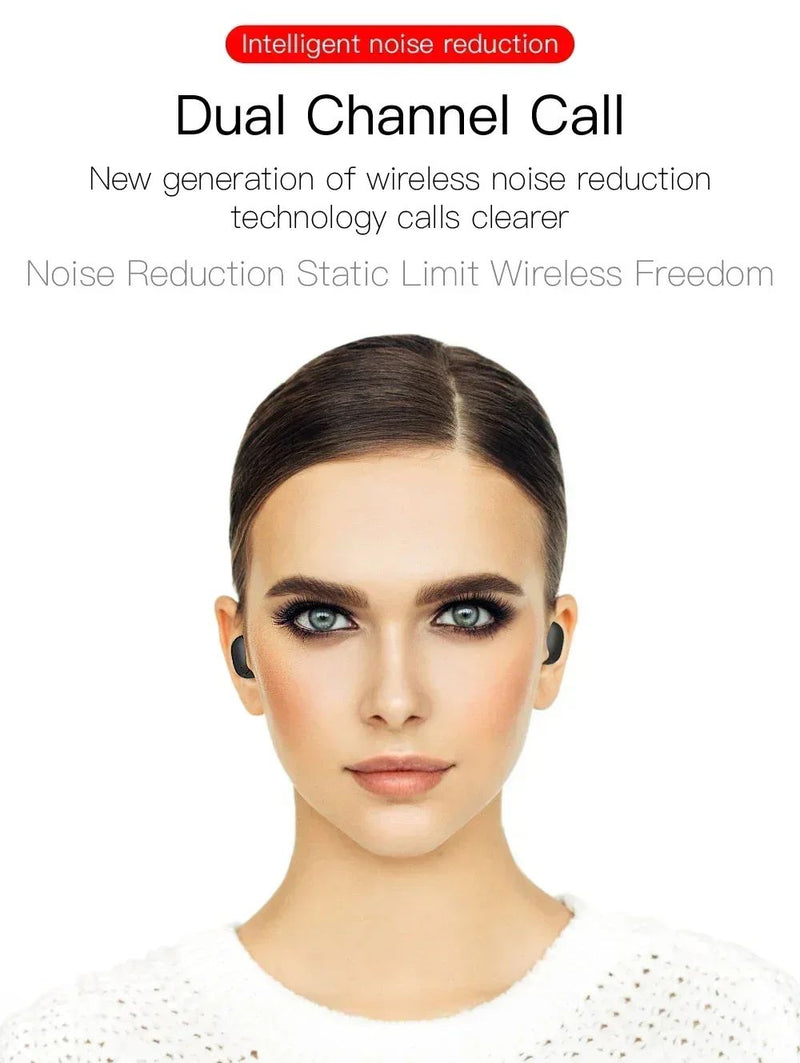 Tws e6s fone bluetooth fones de ouvido sem fio bluetooth com cancelamento ruído