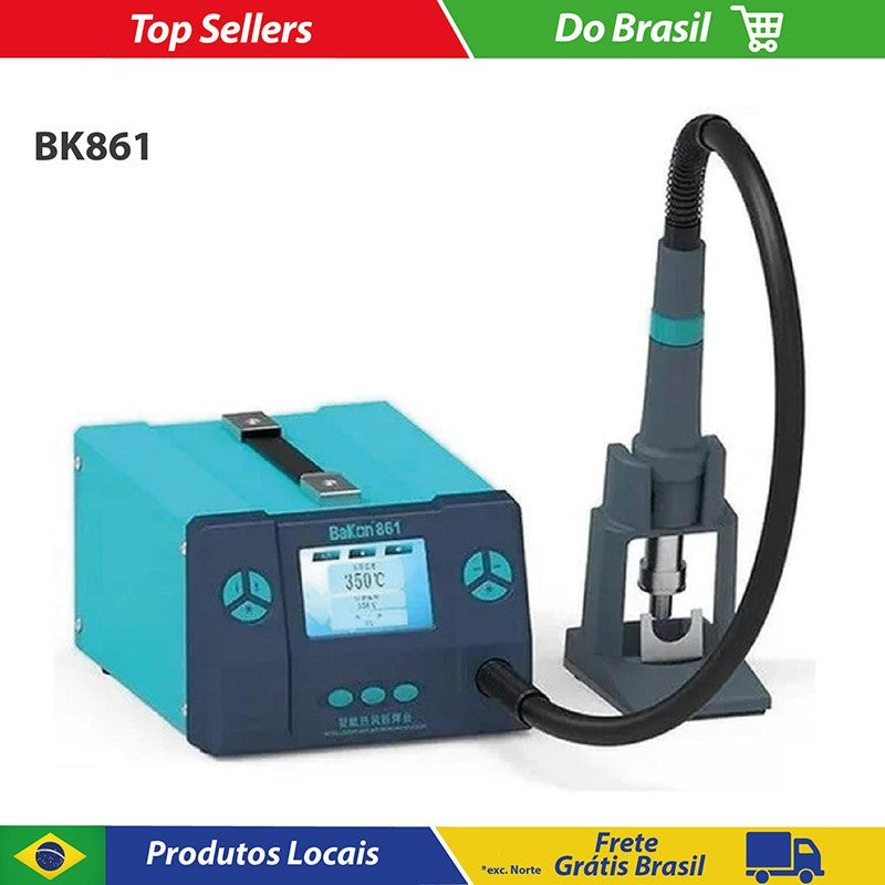 Estação de Ar Quente Digital de 1000W com 4 Bocais BK861 - Bakon