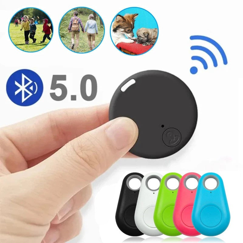 Mini Rastreador Bluetooth 5.0: Dispositivo Anti-Perda para Pets, Crianças e Objetos
