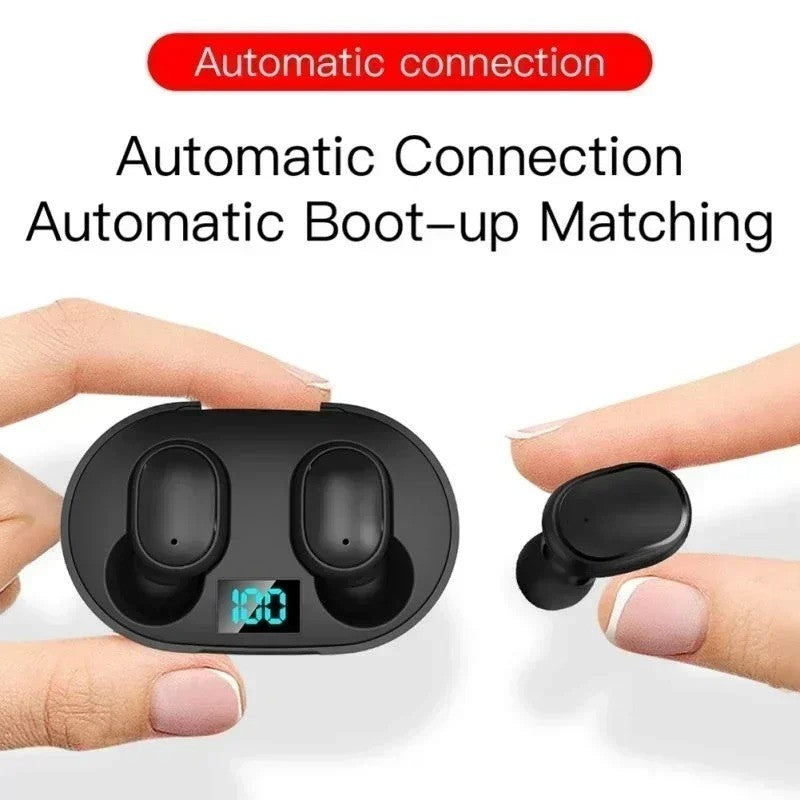 Tws e6s fone bluetooth fones de ouvido sem fio bluetooth com cancelamento ruído