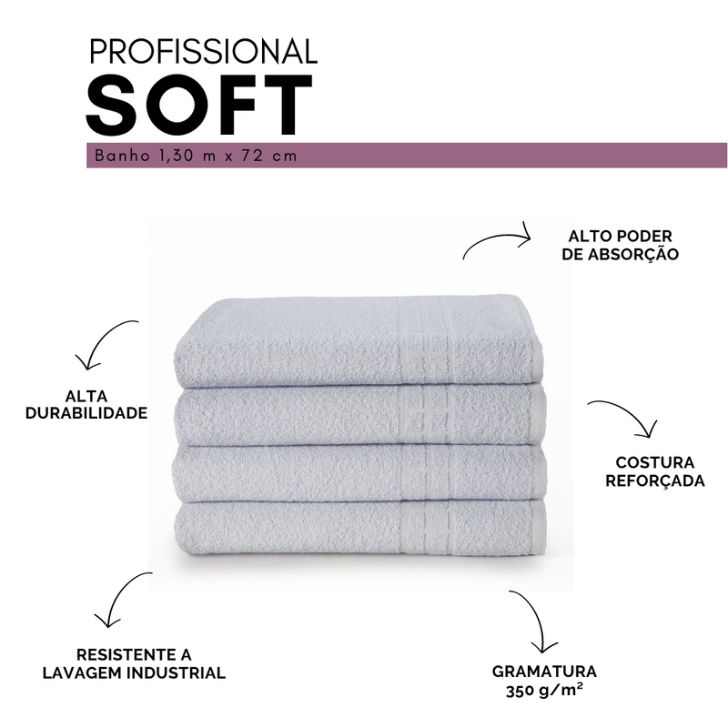 Kit de Toalhas de Banho Soft: O Toque de Maciez que Seu Banheiro Merece
