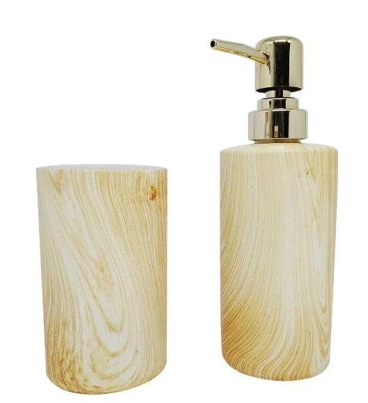Conjunto de Banheiro Marmorizado: Sofisticação e Estilo Moderno