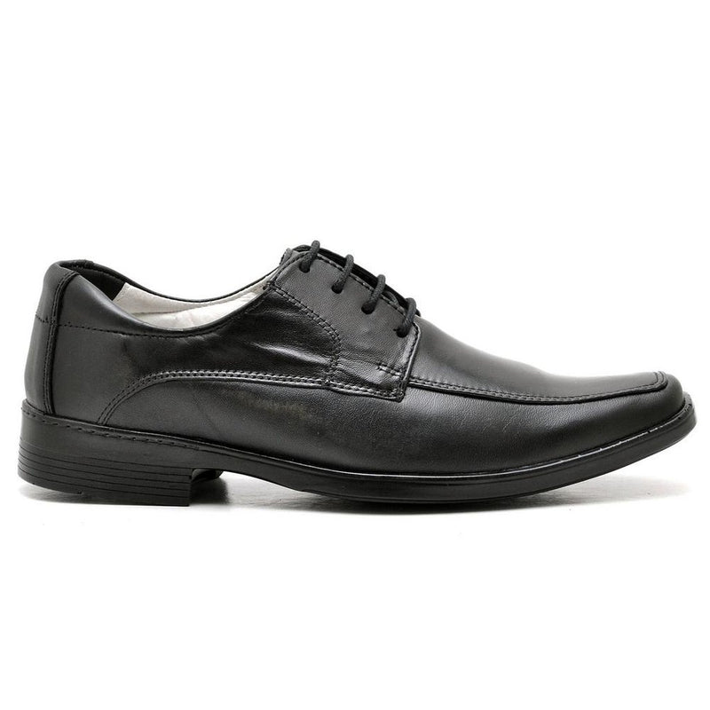 Sapato Casual Conforto Couro de Carneiro Preto
