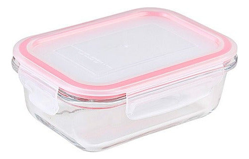 Pote de Vidro Hermético Retangular 370ml: Do Freezer ao Forno